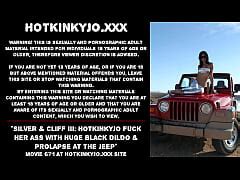 Silver Cliff Iii Hotkinkyjo Fuck Her Ass With Huge Black Dildo Prolapse At The Jeep Xxx