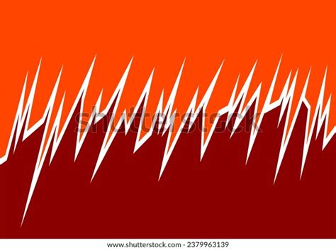 Two Side Background Separated Jagged Line Stock Vector Royalty Free