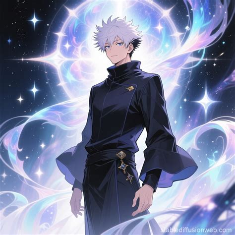 character in anime style from the anime jujutsu kaisen his name is