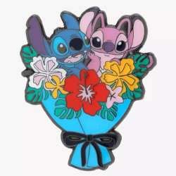 71226 Angel Stitch Bouquet Hot Topic Lilo Stitch Loungefly Disney Pin