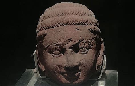 Head Of Buddha Circa 2nd Century Ce Mathura Uttar Pradesh Mathura