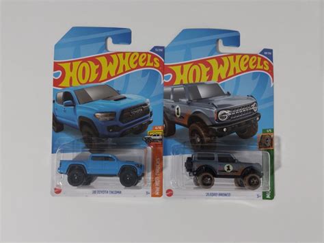 Hot Wheels Toyota Tacoma Ford Bronco Hobbies Toys Toys Games On Carousell