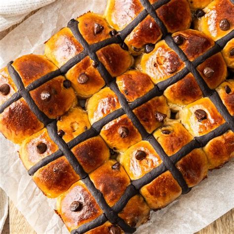 Choc Chip Hot Cross Buns Sugar Salt Magic