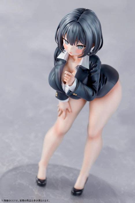 R Insight Pvc Figure Nikkan Shoujo Half Naked At Work Kasuga