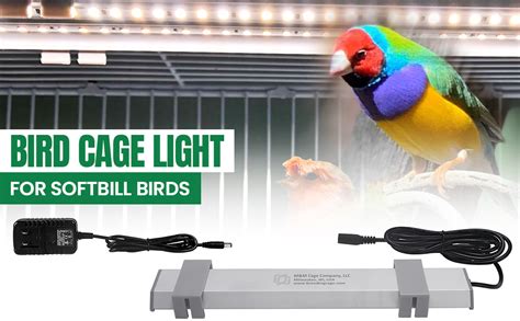 Mandm Cage Company Bird Cage Light Full Spectrum Led Pet