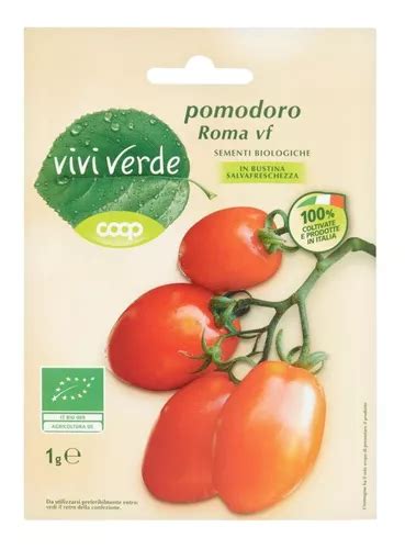 Tomate Organico Roma Vf Semilla Certificada Euro 1g Jitomate Envío Gratis