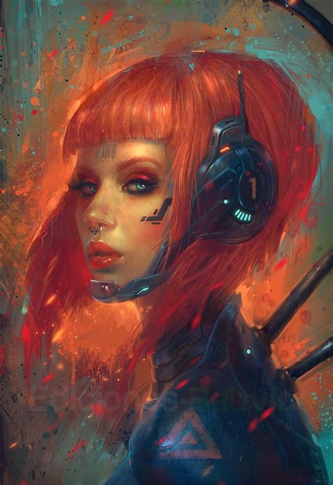 Stunning Digital Paintings By Marta De Andr S Chica Cyberpunk