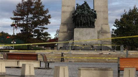 In Pictures Ottawa Shootings Aftermath Bbc News