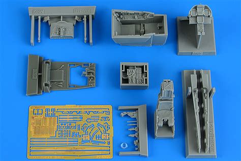 1 48 F A 18E Super Hornet cockpit set for MENG kit Vše pro modeláře