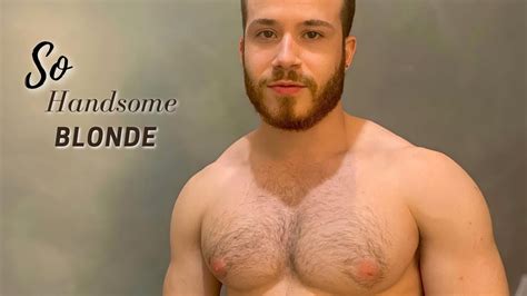 So Handsome Hairy Blonde Bodybuilder Shirtless Youtube