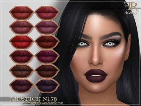 The Sims Resource Lipstick N178