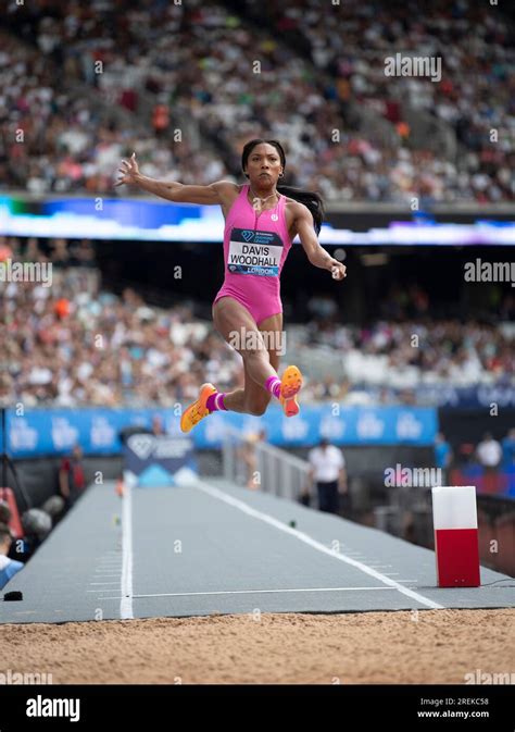 Tara Davis Woodhall Of The Usa Competing In The Womens Long Jump At