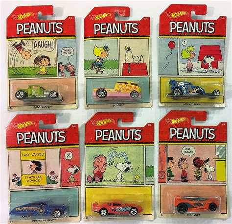 Amazon Hot Wheels PEANUTS Complete Set Of CHARLIE BROWN