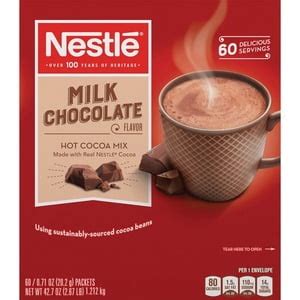 Nestle Milk Chocolate Hot Cocoa Mix Walmart