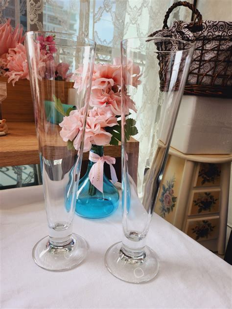 Tall Sundae Crystal Glass Or Vase Made In Italy Furniture Home