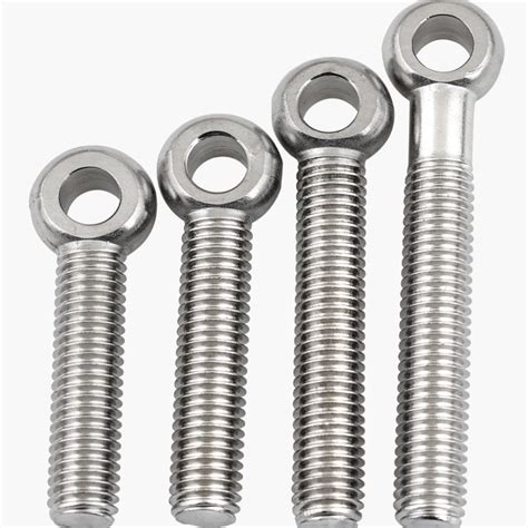 Stainless Steel A2 70 A4 80 SS201 SS304 SS316 DIN444 Eye Bolts