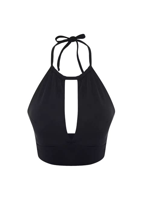 Buy Trendyol Halterneck Bikini Top With Cutout Window Online Zalora Singapore