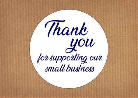 Thank You For Supporting My Small Business Template