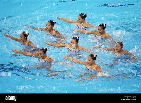 Japan Synchronized Swimming National Team Group For 14th Fina World