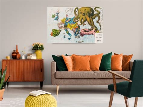 Map Of Europe Cartoon Depiction Of Europe Map European Map Etsy
