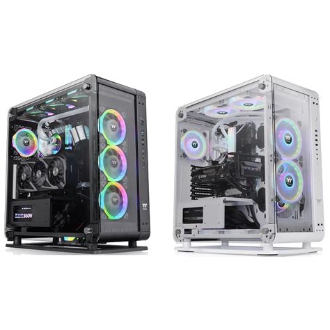 โปร 2024 Case Thermaltake Core P6 Tempered Glass Snow Black Mid Tower Shopee Thailand