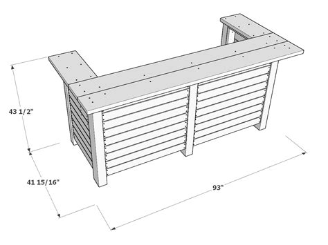 Diy Outdoor Bar Plans Diy Projects Plans