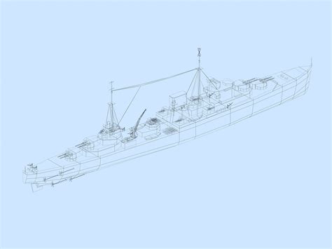 Hms Ajax 3d Max