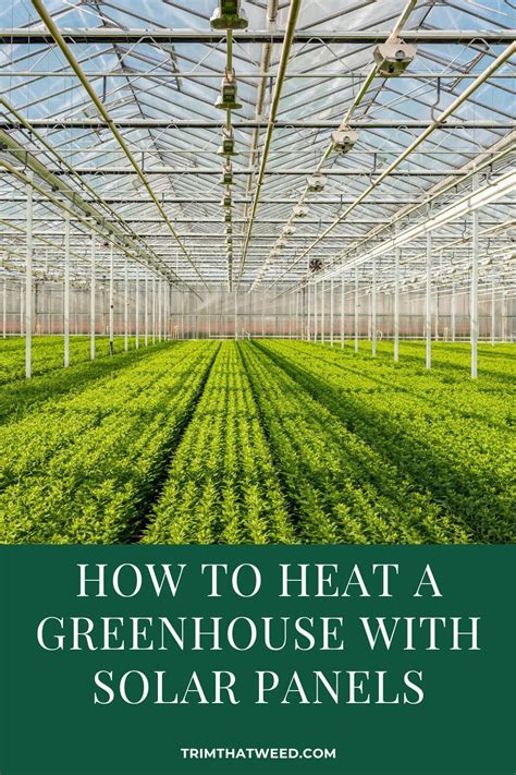 How To Heat A Greenhouse With Solar Panels Artofit