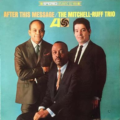 mitchell ruff trio   message lp    nm vg