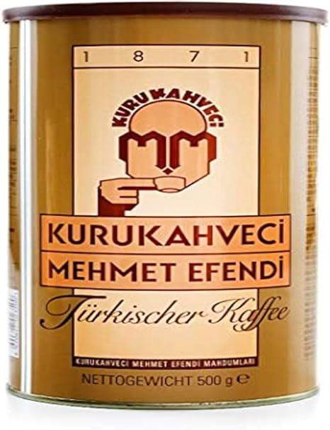 Kurukahveci Mehmet Efendi Türk Kahvesi Teneke Kutu 250 gr Amazon