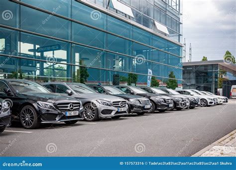 Mercedes Benz Cars Parked In Row Editorial Photo Image Of