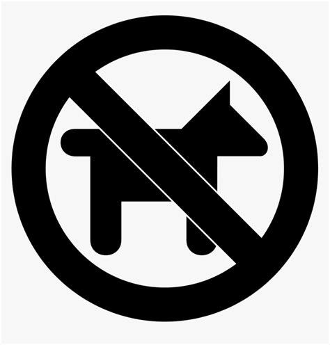 Aiga No Dogs Clipart No Dogs Allowed Sign Black And White Hd Png