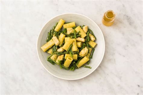 Rigatoni Au Filet De Poulet Et Aux Haricots Verts Recette Hellofresh