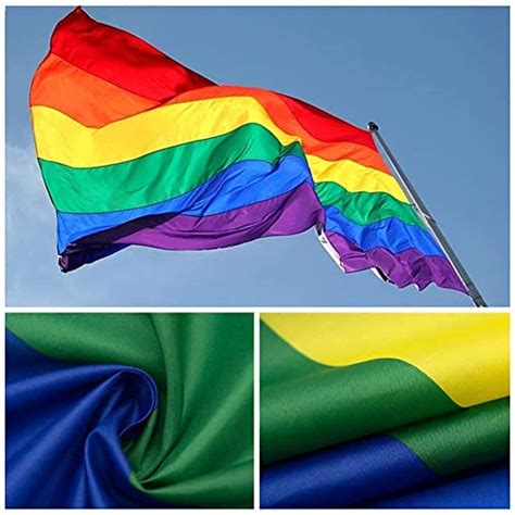 Werbeartikel LGBTQ Flagge Rainbow Fahne Gay Lesbische Parade Home