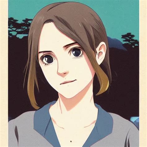 Anime Emma Watson By By Hasui Kawase By Richard Schmid Stable