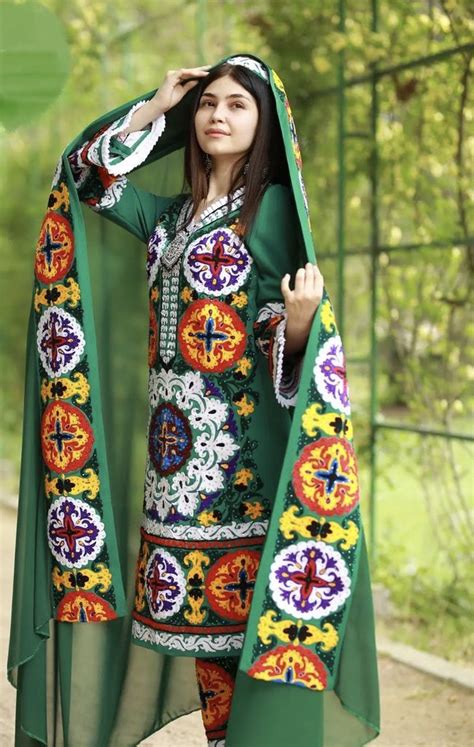 Persian Tajikistan Tajik National Dress Afghanistan