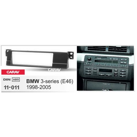 Fascia De Radio De Doble Din Para Bmw Serie E Kit De Montaje De