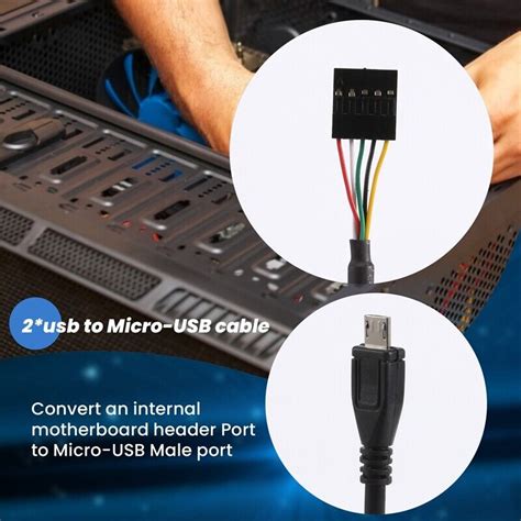 Er Pack Cm Pin Hauptplatine Buchsenleiste Auf Micro Usb Stecker