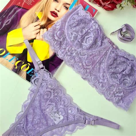 Conjunto de Lingerie Sutiã sem Bojo Tomara que Caia Alça Removível Bianca Shopee Brasil