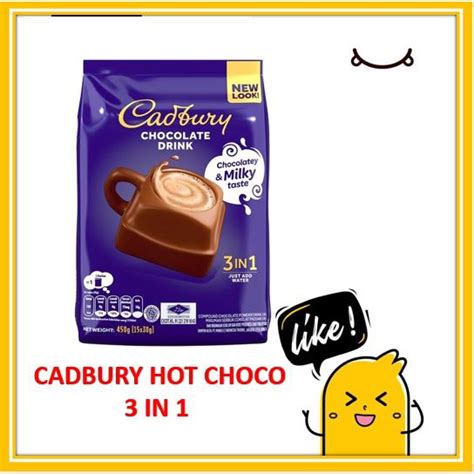 Cadbury Hot Choc Drinks 390g 13 Sachets Inside BB 11 2025 Shopee Malaysia