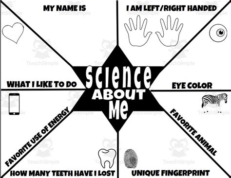 All About Me Math And Science By Teach Simple