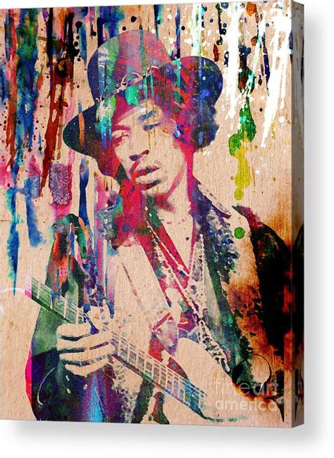 Jimi Hendrix Acrylic Painting