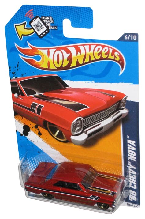 Hot Wheels Muscle Mania GM Red Chevy Nova Toy Car Walmart