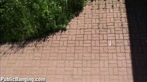Public Sex Threesome By A Bus Stop