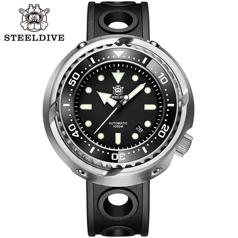 Steeldive Reloj De Buceo Autom Tico Para Hombre Cron Grafo Resistente