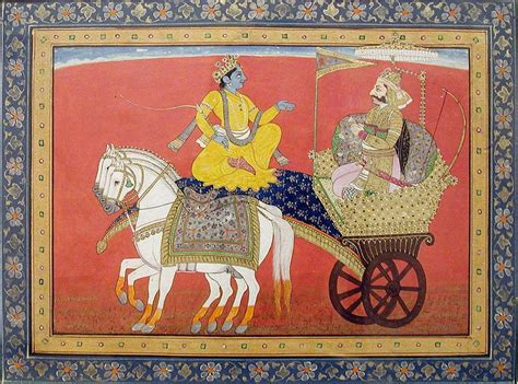 dialogue  krishna  arjuna   battlefield  kurukshetra