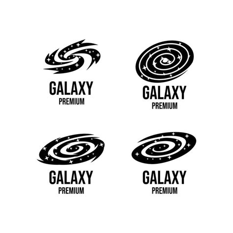 galaxy logo icon design collection