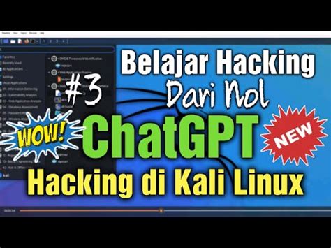 Chatgpt Untuk Hacking Di Kali Linux Belajar Hacking Dari Nol Untuk