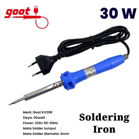 Jual Solder 30 Watt Goot KX30R Original Japan KX 30R 30w Shopee Indonesia