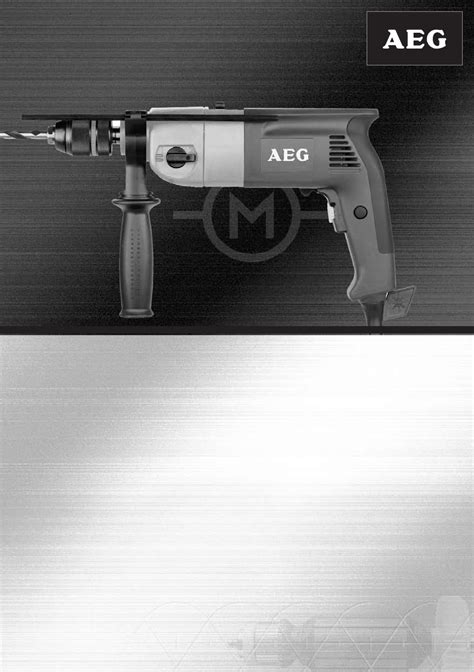 Bedienungsanleitung AEG SB2E 700 R Schlagbohrmaschine